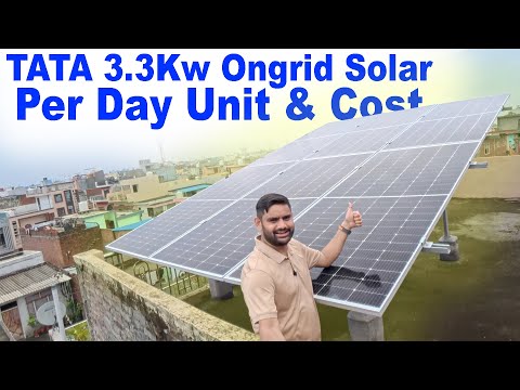 TATA 3.3kW Ongrid Solar System: Cost, Output & Full Setup 2025