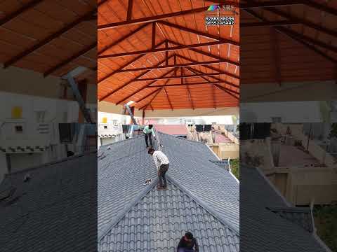 Bangalore Kerala Metal Sheet Roofing with Solar Panel Setup | Modern Roofing Solution ⚡🏠