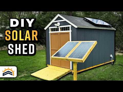 Ultimate DIY Project: Solar Shed from Scratch!