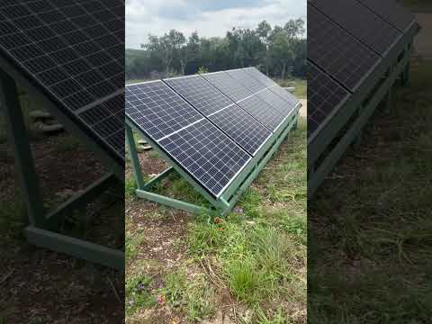 What can a small ground mount solar array run?  #shorts