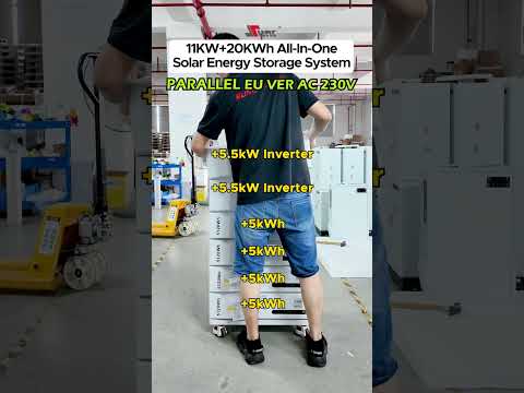SUNC Energy Storage System: 11KW inverter + 20KW lithium battery #lifepo4 #ess #solarbattery #solar