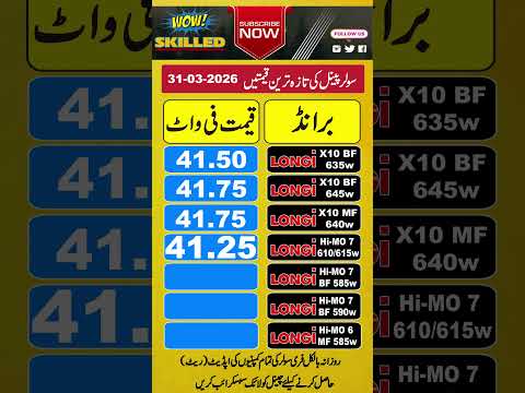 Longi Solar Panel Price in Pakistan