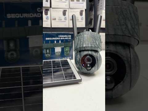 La Cámara Solar 4G MÁS VENDIDA. Para ranchos y granja. Con panel solar y ranura para tarjeta sim