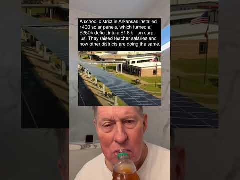 School District Installed 1400 Solar Panels and Turned a $250K Deficit Into a $1.8 Billion Surplus.
