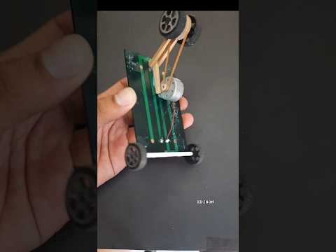 Amazing DIY solar power mini toy car #shorts #experiment #solarpowertoycar #viral