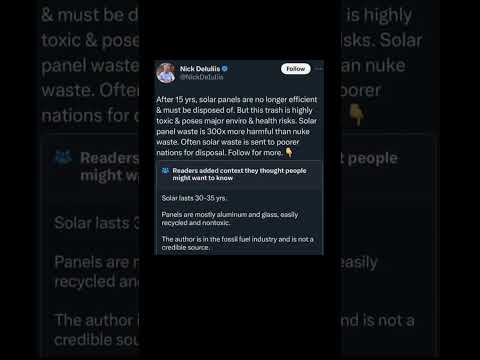 solar panel waste myths busted | subscribe for more #motivation 😊👍