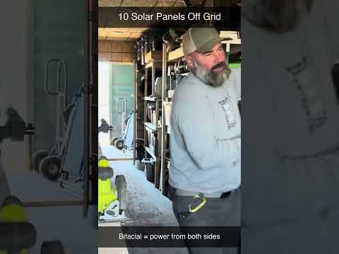 Solar panels Bi-facial