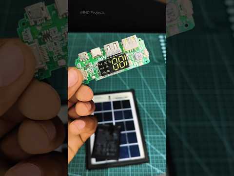 Solar power bank. #howtomakepowerbankathome #diy