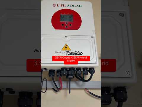UTL solar 3kW Hybrid Solar in Nanded | Umar Solar Nanded