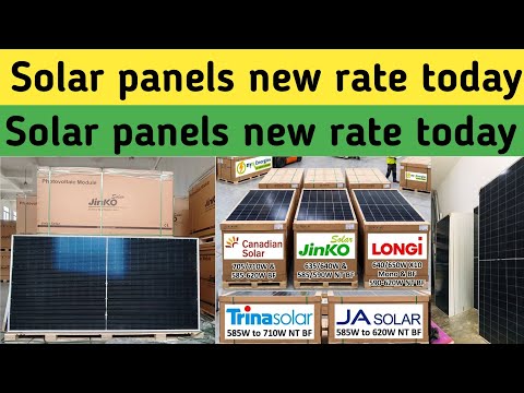 Longi,Jinko, Canadian Solar Panel New rate | Solar Panel updated Price in Pakistan 4 April 2026