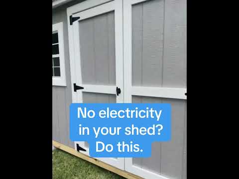 No Power in Your Shed? Try This Simple Solar Light Hack