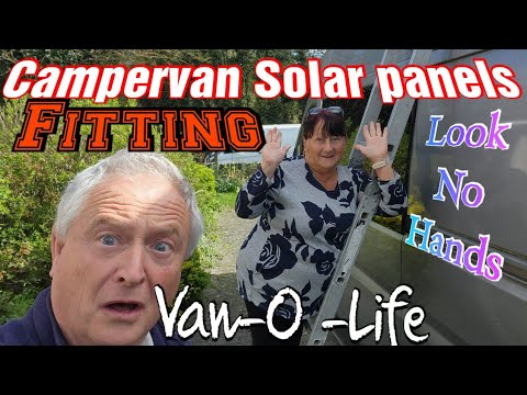 CAMPERVAN CONVERSION / FITTING SOLAR PANELS / RENGOGY 400W