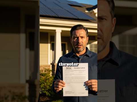 HOA Karen Tried to Force Me to Remove My Solar Panels — I Hit Back with a $50,000 Legal Warning #hoa