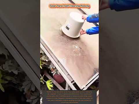 Solar Panel Self-Cleaning Robot