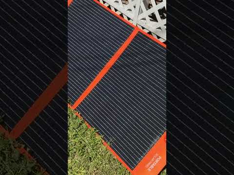 EBL 200 Watt Portable Solar Panel for My BLUETTI Elite 100 v2 #solarenergy