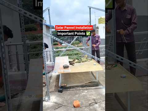 Solar Pannel Installation Updates ✅ #solar #solarplate #solarenergy #solarpanel