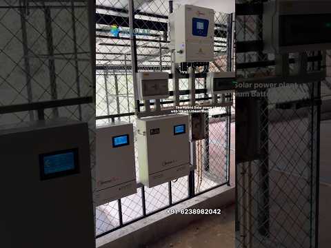 5kw Hybrid Solar power plant with 10kwh Lithium Battery Storage|#jksolar #shorts #6238982042