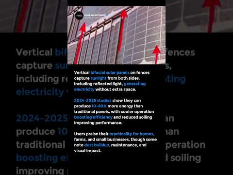 Why Vertical Solar Panels Are the Future of Energy ☀️🔋