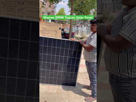Waaree Solar Panel | Waaree 590W Topcon Solar Panel