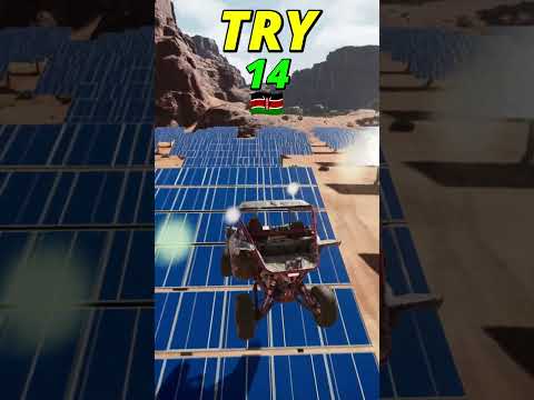 Can i reach the mountain? UTV vs Solar Panels Challenge