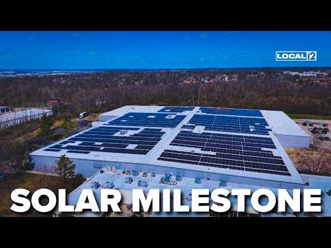 Greater Cincinnati business reveals largest set of rooftop solar panels in the region