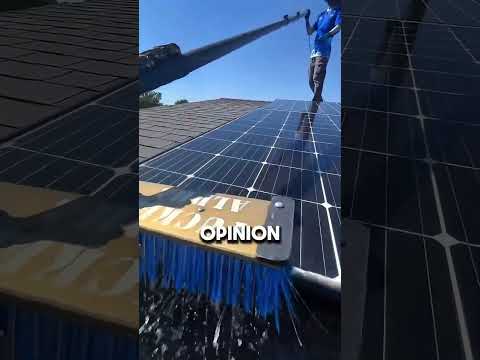 Your solar panels look clean… but they’re silently losing power 🔋 #viral #trending
