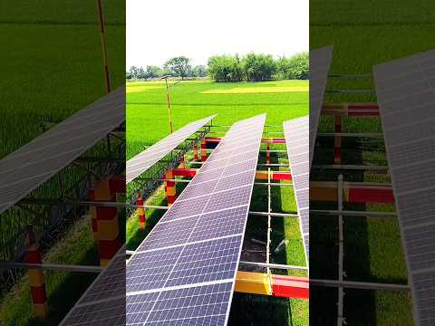 Solar panels have been installed on many sturdy structures.