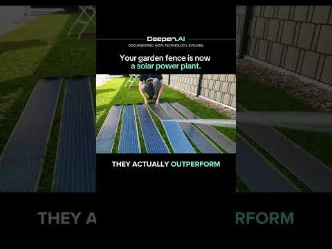 Solar Fence Generates Clean Energy for you.