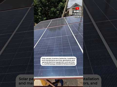 Solar panels and generators for sale #solarsystem #solarpower #solarenergy #businesstrendsghana
