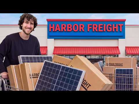 I Tried Every Solar Panel at Harbor Freight