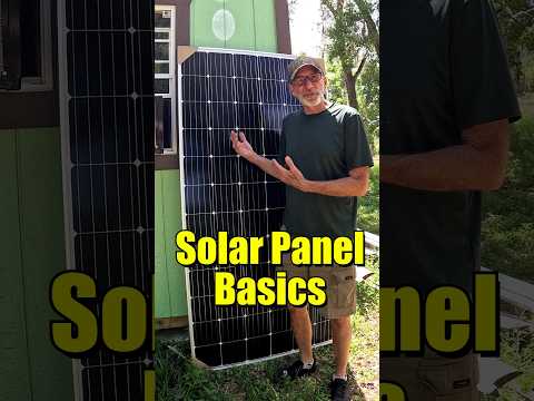 Beat Rising Electric Bills: Quick Solar Panel Basics & Wire Connections #solarpanel #offgridsolar