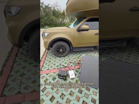 Power Anywhere 🚐☀️ | 200W Portable Solar Panel for RV Camping