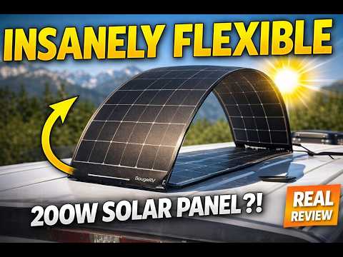 BougeRV Yuma 200W Flexible Solar Panel Review – The Most Flexible Solar Panel I’ve Ever Tested