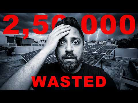 Your Solar Panels Are Losing You ₹2.5 Lakh — Here’s the Mistake Nobody Tells You