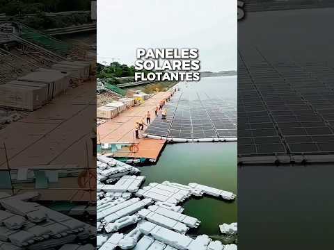 Paneles solares flotantes. #arquitectura #ingenieria