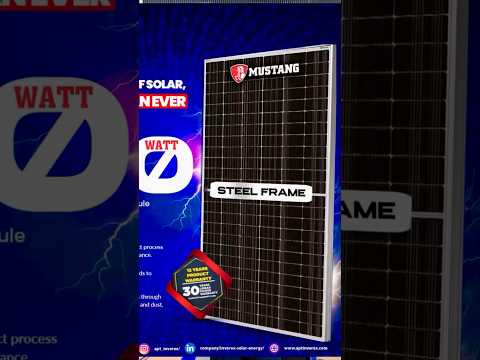 Inverex Mustang 720W Solar pane | inverex steel frame Solar panels | INVEREX mustang Series