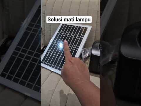 listrik cadangan pakai solar panel