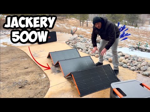 The NEW Jackery (Bifacial) 500w Solar Panel Review – SolarSaga 500 x Portable Solar Panels