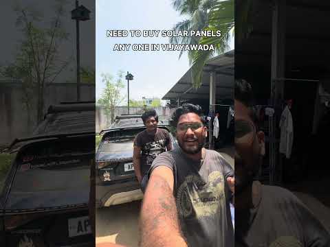 All India Trip Before Start 😳 Solar Panels Urgent Ga Kavali! Vijayawada Hunt 🔥