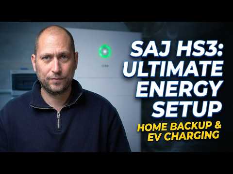 SAJ HS3 Home Energy Storage System + Solar + EV Charger