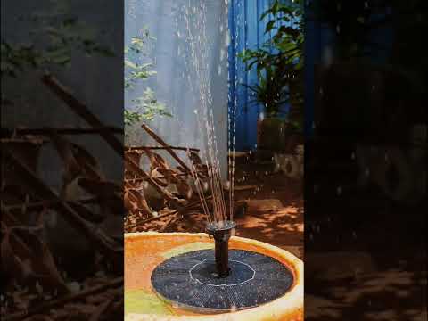 Solar Power Water Fountain for Garden | No battery required #shorts#gardening #solarproduct#fountain