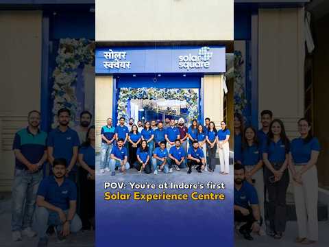 Inside Indore’s SolarSquare Experience Centre🔥 #shorts