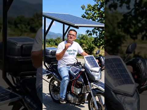 New innovation – a solar powered motorcycle