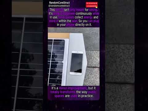 This Bench Uses Solar Power to Charge Your Phone