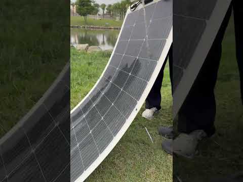 200W Flexible Solar Panel Waterproof Test 💧 | Real Water Splash Test (IP Rating Proof!)