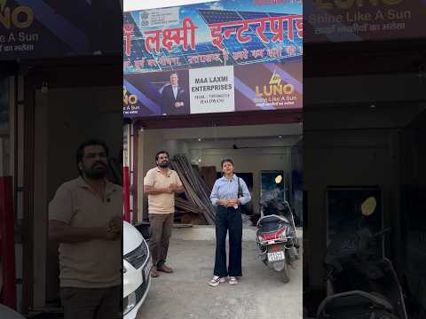 solar panel lagaye 0 down payment😳 #haldwani #viralvideo #divyaanjali #shortvideo #youtubeshorts ❤️
