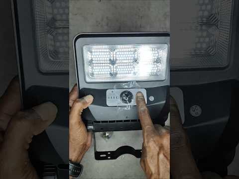 50W Solar Light 🔥 4000mAh Battery 💥 Night Full Brightness #solar #light #quality