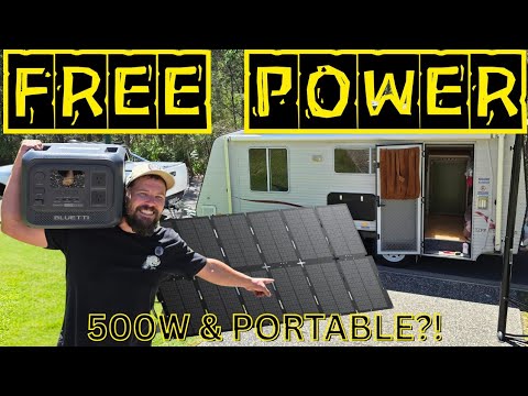 BLUETTI Sora 500 Solar Panel (500W) – Unboxing & Real World Test