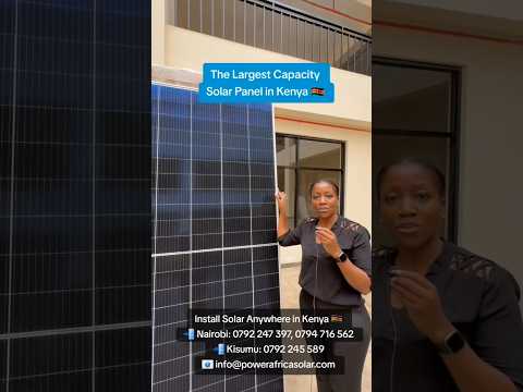 I Found The Best Solar Panels in Kenya  #nairobi #kenya #citizentvkenya
