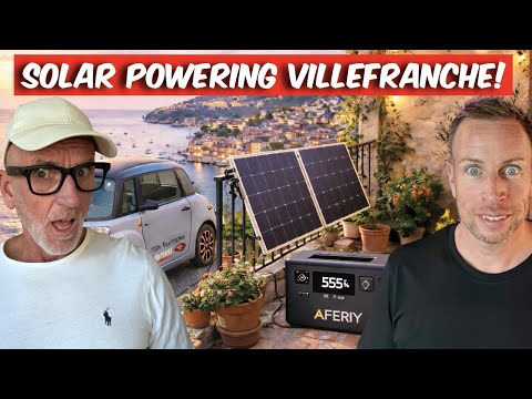 Can We Solar Power Our Villefranche Tiny House And Citroen Ami With Aferiy P280!🇫🇷☀️